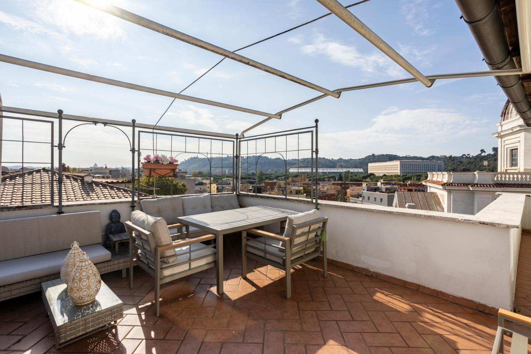 Ladolcevita - Ponte Milvio Stunning View Penthouse Appartamento